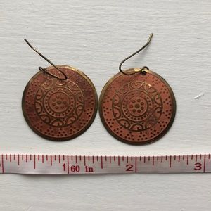 Boho vintage hippie earrings